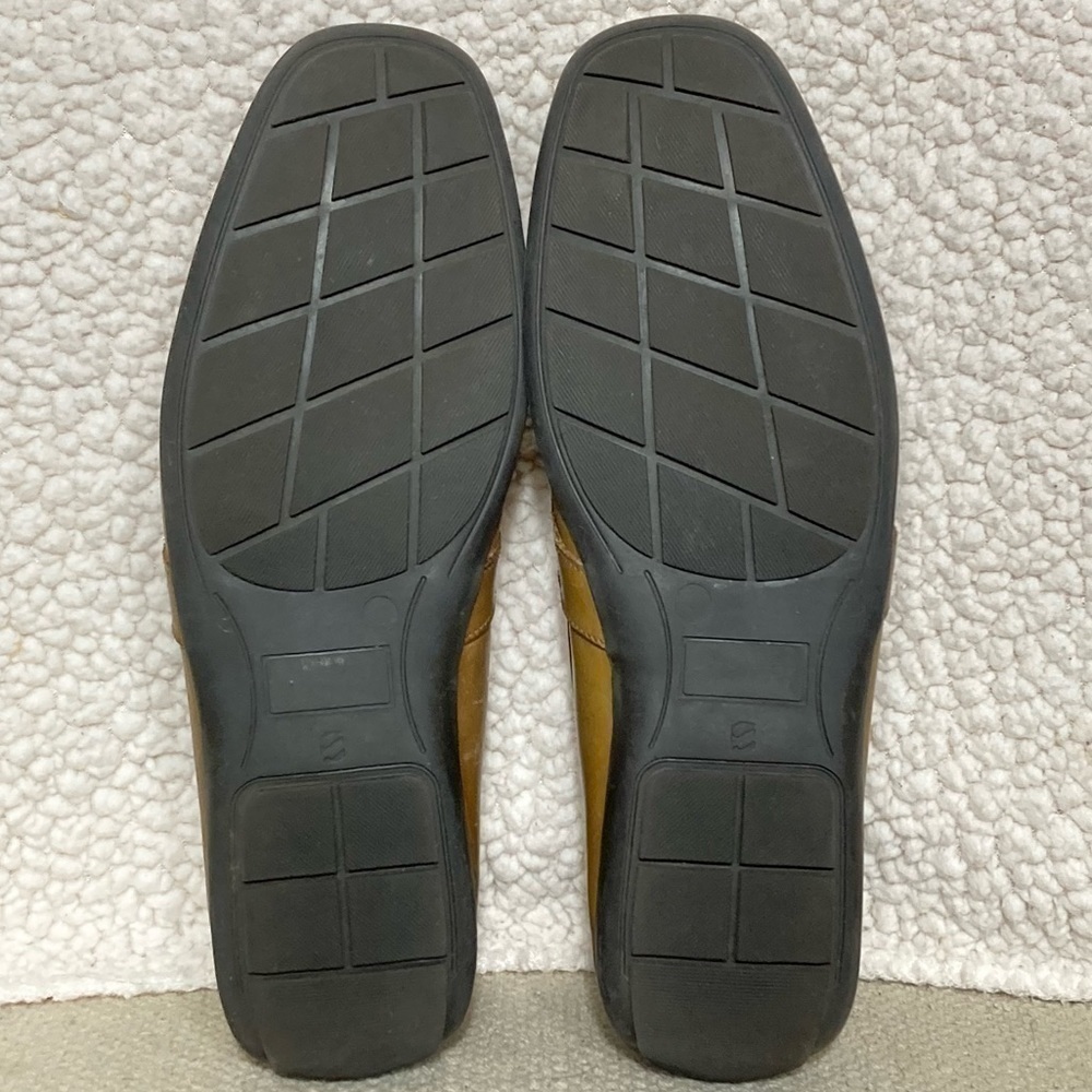 Giorgio Brutini Men's Tan Leather Slip On Casual Comfortable Loafers Shoes SZ 9M - Picture 8 of 11